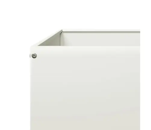 Kõrgendatud Aia Taimelava, Valge, 100X100X25 cm Teras