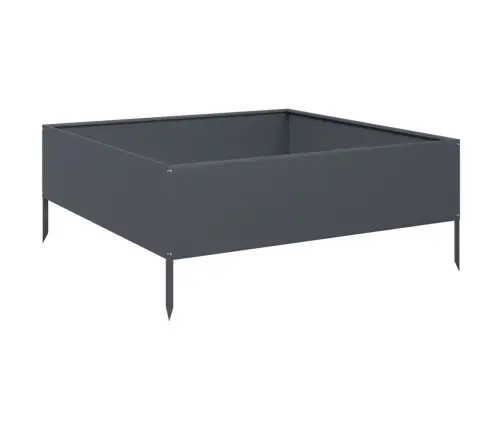 Kõrgendatud Aia Taimelava, Antratsiit, 100X100X25 cm Teras