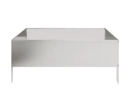 Aukštas Sodo Lovelis, 100X100X25cm Nerūdijantis Plienas