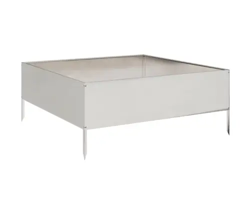 Aukštas Sodo Lovelis, 100X100X25cm Nerūdijantis Plienas