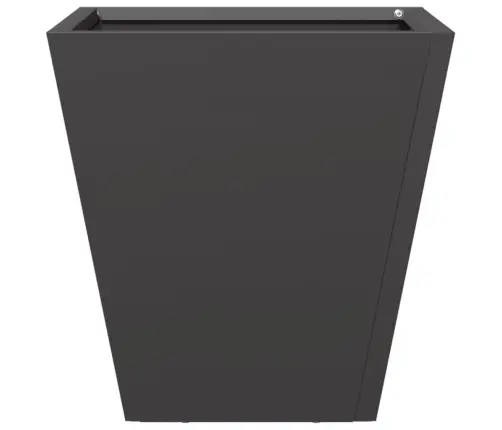 Dārza Puķu Kaste, Melna, 30X30X30 Cm, Tērauds Vidaxl