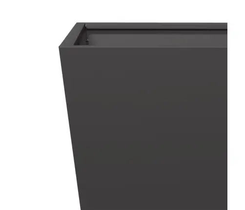 Dārza Puķu Kaste, Melna, 30X30X30 Cm, Tērauds Vidaxl