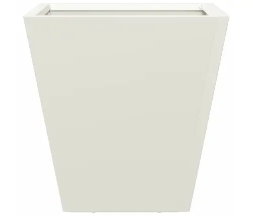 Dārza Puķu Kaste, Balta, 30X30X30 Cm, Tērauds Vidaxl