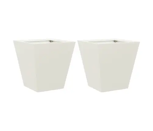 Aia Taimekastid 2 Tk, Valge, 30X30X30 cm Teras