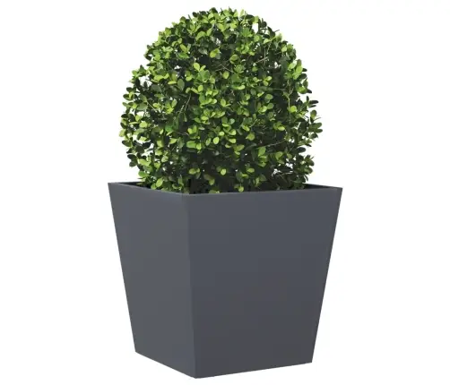 Sodo Lovelis, Antracito Spalvos, 40X40X40cm Plienas