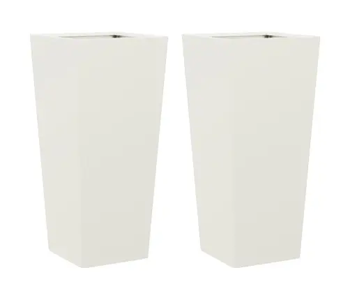 Aia Taimekastid 2 Tk, Valge, 35X35X75 cm Teras