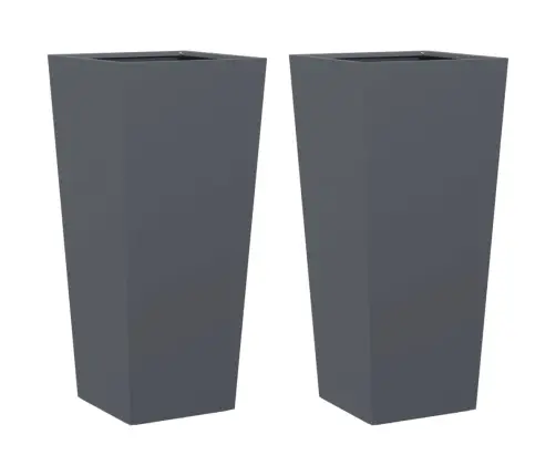 Aia Taimekastid 2 Tk, Antratsiithall, 35X35X75 cm Teras