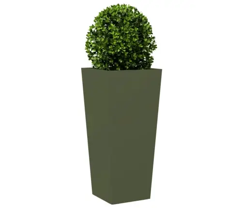 Aia Taimekastid 2 Tk, Oliiviroheline, 35X35X75 cm Teras