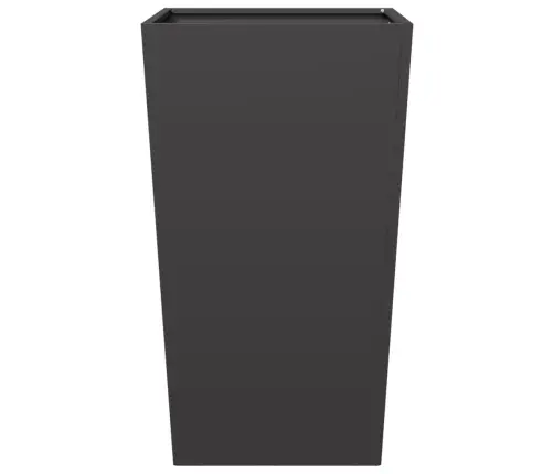 Dārza Puķu Kaste, Melna, 45X45X75 Cm, Tērauds Vidaxl