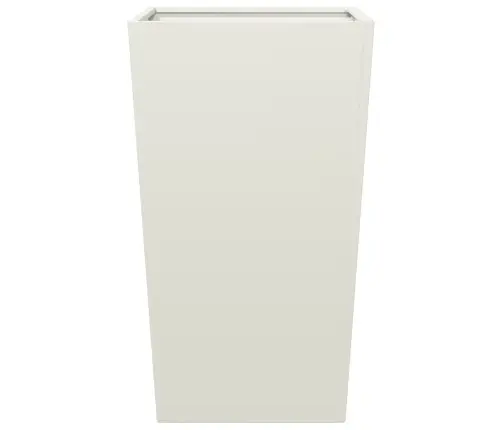 Dārza Puķu Kaste, Baltas, 45X45X75 Cm, Tērauds Vidaxl