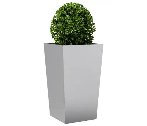 Dārza Puķu Kaste, 45X45X75 Cm, Cinkots Tērauds Vidaxl