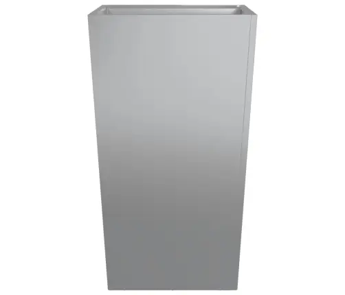 Dārza Puķu Kaste, 45X45X75 Cm, Cinkots Tērauds Vidaxl