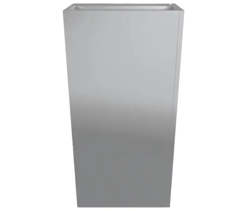 Dārza Puķu Kaste, 45X45X75 Cm, Cinkots Tērauds Vidaxl