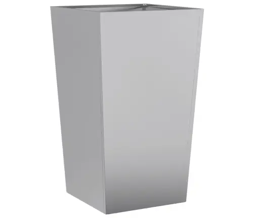 Dārza Puķu Kaste, 45X45X75 Cm, Cinkots Tērauds Vidaxl