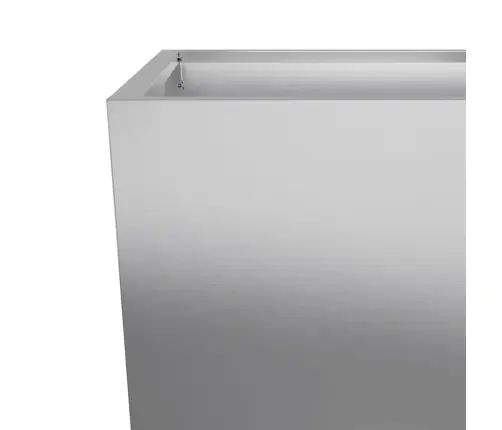 Dārza Puķu Kaste, 45X45X75 Cm, Cinkots Tērauds Vidaxl