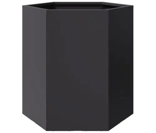 Aia Taimekastid 2 Tk, Must, Kuusnurkne, 46X40X45 cm Teras