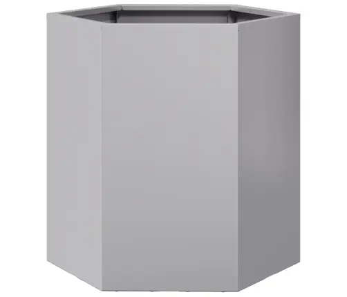 Sodo Sodinukai 2 Vnt Šešiakampis 46X40X45 Cm Cinkuoto Plieno