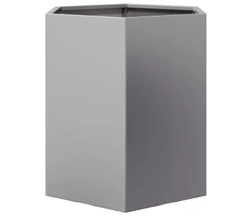 Sodo Sodinukai 2 Vnt Šešiakampis 46X40X45 Cm Cinkuoto Plieno