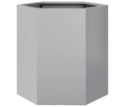 Sodo Sodinukai 2 Vnt Šešiakampis 46X40X45 Cm Cinkuoto Plieno