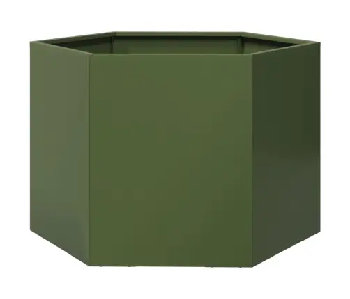 Sodo Lovelis, Alyvuogių, 69X60X45cm Plienas, Šešiakampis