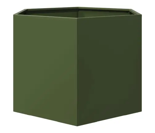 Sodo Lovelis, Alyvuogių, 69X60X45cm Plienas, Šešiakampis