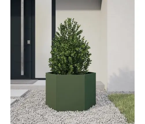 Sodo Lovelis, Alyvuogių, 69X60X45cm Plienas, Šešiakampis