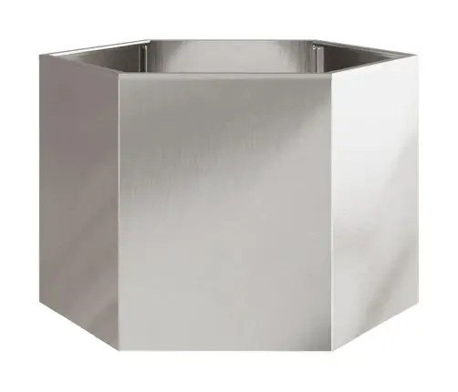 Sodo Lovelis, 69X60X45cm Nerūdijantis Plienas, Šešiakampis