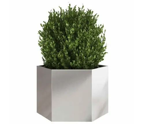 Sodo Lovelis, 69X60X45cm Nerūdijantis Plienas, Šešiakampis