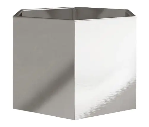 Sodo Lovelis, 69X60X45cm Nerūdijantis Plienas, Šešiakampis