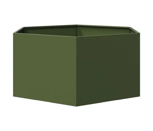 Sodo Lovelis, Alyvuogių, 104X90X45cm Plienas, Šešiakampis