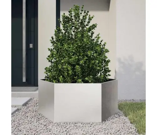 Sodo Lovelis, 104X90X45cm Nerūdijantis Plienas, Šešiakampis