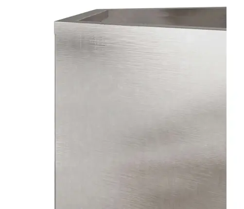 Sodo Lovelis, 104X90X45cm Nerūdijantis Plienas, Šešiakampis