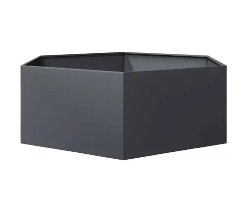 Kuusnurkne Aia Taimekast, Antratsiit, 138 X 120 X 45 cm Teras