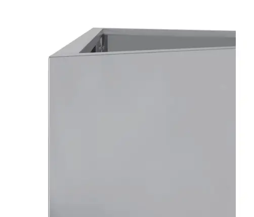 Dārza Puķu Kaste, 30X26X75 Cm, Cinkots Tērauds Vidaxl