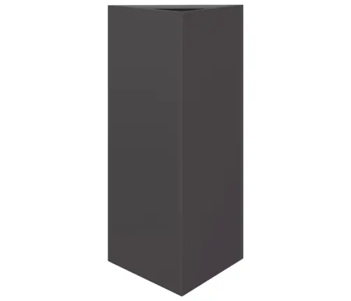 Dārza Puķu Kaste, Melna, 40X34,5X70 Cm, Tērauds Vidaxl