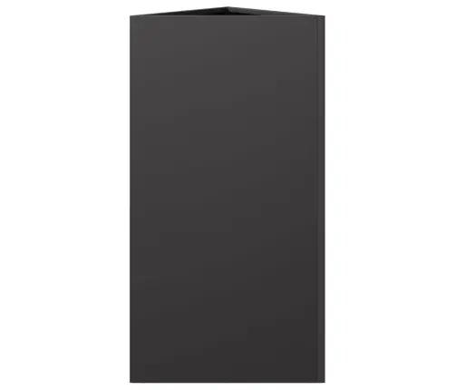 Sodo Loveliai, 2Vnt., Juodi, 40X34,5X70cm Plienas, Trikampiai