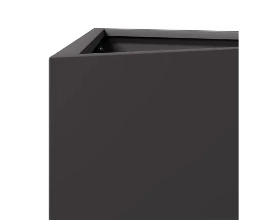 Sodo Loveliai, 2Vnt., Juodi, 40X34,5X70cm Plienas, Trikampiai