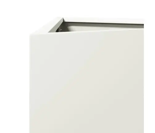 Aia Taimekastid 2 Tk, Valge, Kolmnurk, 40X34,5X70 cm Teras