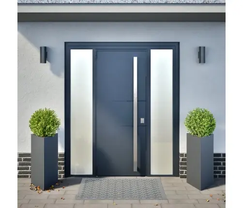 Dārza Puķu Kastes, 2 Gab., 40X34,5X70 Cm, Tērauds Vidaxl