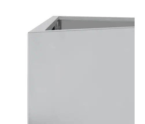 Aia Taimekast, Kolmnurk, 40X40X75 Cm Tsingitud Teras