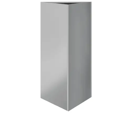 Aia Taimekastid 2 Tk, Kolmnurk, 40X40X75 cm Tsingitud Teras