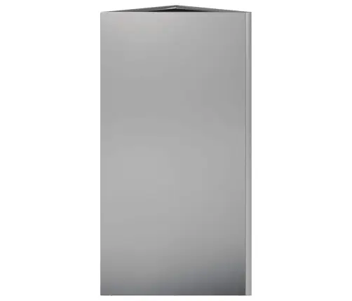 Aia Taimekastid 2 Tk, Kolmnurk, 40X40X75 cm Tsingitud Teras