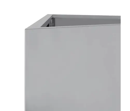 Aia Taimekastid 2 Tk, Kolmnurk, 40X40X75 cm Tsingitud Teras