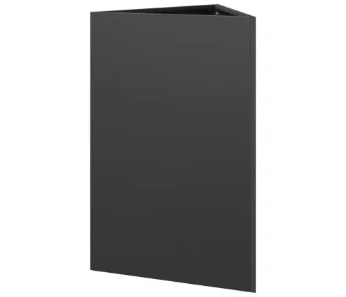 Aia Taimekastid 2 Tk, Must, Kolmnurk, 50X43X75 cm Teras