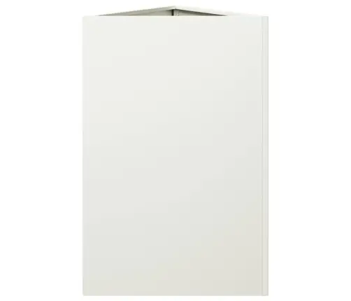 Kolmnurkne Aia Taimekast, Valge, 50X43X75 cm Teras