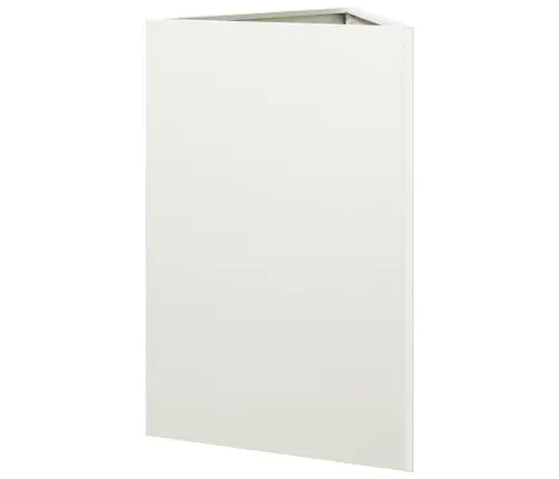 Kolmnurkne Aia Taimekast, Valge, 50X43X75 cm Teras