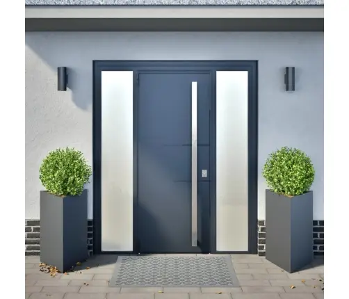 Aia Taimekastid 2 Tk Antratsiithall Kolmnurk 50X43X75 Cm Teras