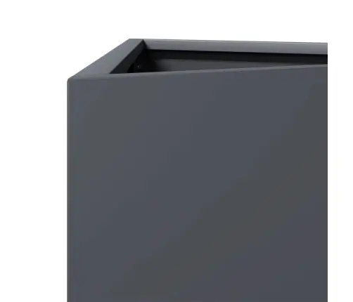 Aia Taimekastid 2 Tk Antratsiithall Kolmnurk 50X43X75 Cm Teras