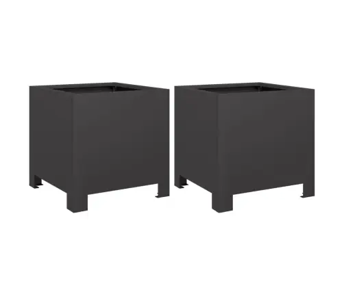 Aia Taimekastid 2 Tk, Must, 30X30X30 cm Teras