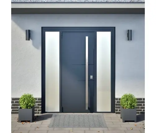 Dārza Puķu Kastes, 2 Gab., Antracītpelēkas, 30X30X30Cm, Tērauds Vidaxl